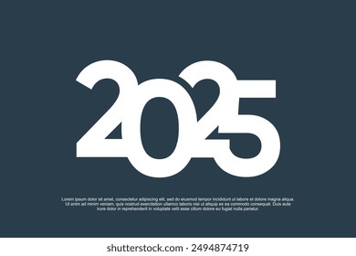 2025 design element vector idea with creative modern style high resolution 