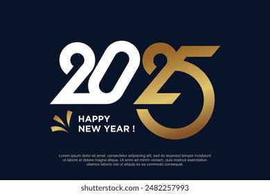 2025 design element vector logo with creative modern cool concept high resolution