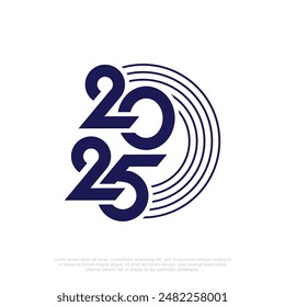 2025 design element vector logo with creative modern cool concept high resolution