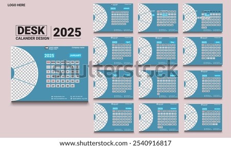 2025 Desk calander Template .. I create unique Desk calander design , corporate flyer design template