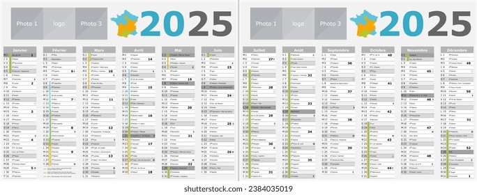 2025 french calendar with saints and holidays