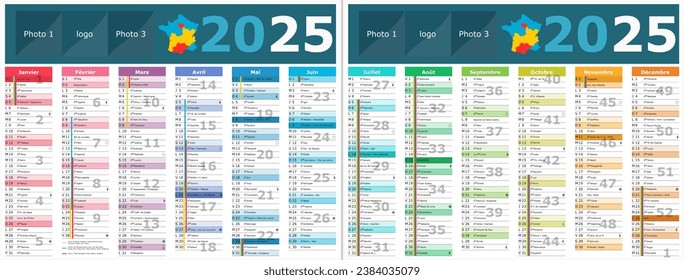 2025 french calendar with saints and holidays