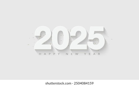 2025 feliz año nuevo ilustración de fondo. Diseño de celebraciones 2025