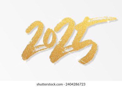 2025 - happy new year - best wishes modern background
