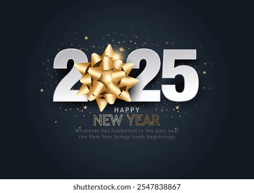 2025 Happy New Year club poster Background for your Flyers and Greetings Card graphic or new year themed party invitations. abstract vector illustration design	