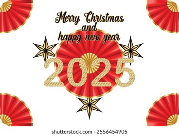 2025 Happy New Year club poster Background for your Flyers and Greetings Card graphic or new year themed party invitations. abstract vector illustration design