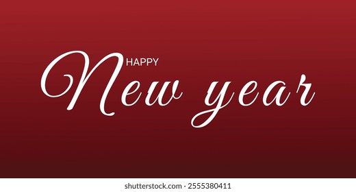 2025 Happy New Year greeting card vector illustration. Happy new year 2025 typography design background