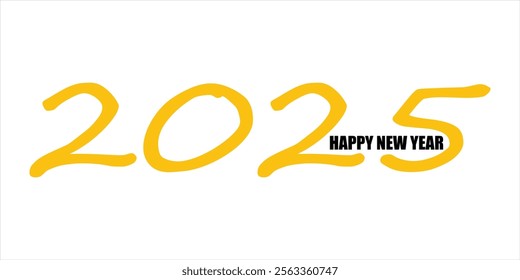 2025 happy new year road poster, way forward template, business strategy line art. illustraton