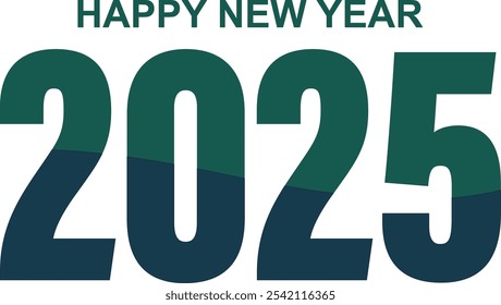 2025 Happy New Year Text Design
2025 New Year celebration with Happy New Year Free Vector
