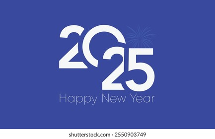 2025 happy new year. 2025 typography vector. 2025 typography logo
