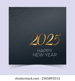 2025 Happy New Year Web Banner design. Happy New Year Luxury Wishes Clipart Greetings Background Template. Happy New Year 2025 Colored Background for Wish Card, Brochure, Cover, Poster, Header