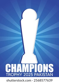 2025 ICC Champions Trophy vector poster