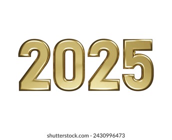 2025 icon 3d render illustration