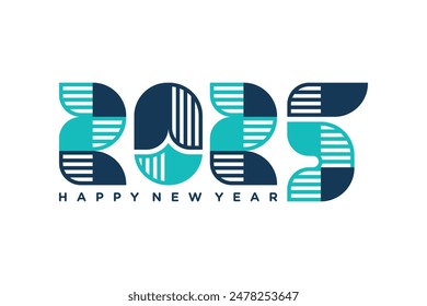 2025 logo design element idea with creative concept high resolution vector