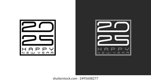 2025 logo design illustrations premium vector