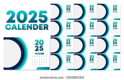 2025 Modern Minimalist Calendar: Clean, stylish design with a contemporary touch