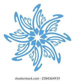 2025 new year abstract text floral design