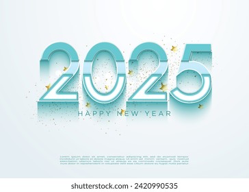 2025 new year with beautiful celebration ornament decoration, 2025 new year celebration.for flyers, banners and calendars 2025.