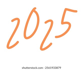 2025: New Year, New Beginnings, Abstract Design