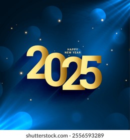 2025 new year festive background with light effect vector