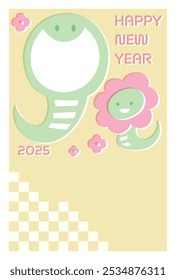 2025 new year greeting card