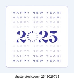 2025 new year holiday background in modern style