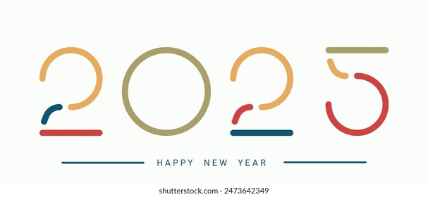 2025 new year logo.New business goal strategy concept. 2025 goal planning business concept	
