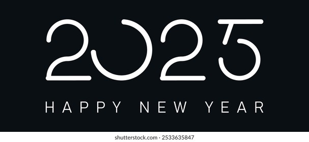 2025 new year logo.New business goal strategy concept. 2025 goal planning business concept