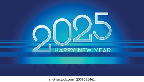 2025 new year novo ano año nuevo feliz happy card gift blue concept conceito