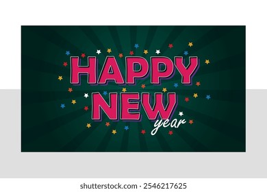 2025 new year text effect Happy New Year 2025