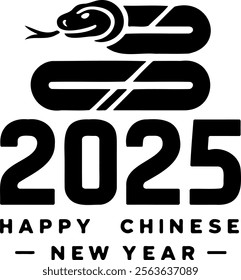 A 2025 Snake CNY celebration with festive design and joyful spirit