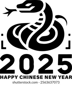 A 2025 Snake symbolizes prosperity and joy for Chinese New Year celebrations