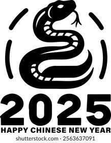 A 2025 Snake symbolizes prosperity and joy for Happy Chinese New Year!