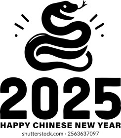 A 2025 Snake symbolizes prosperity and joy for Happy Chinese New Year!