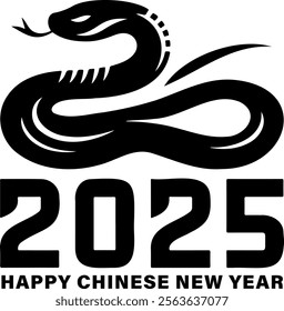 A 2025 Snake symbolizes prosperity and renewal for Happy Chinese New Year!