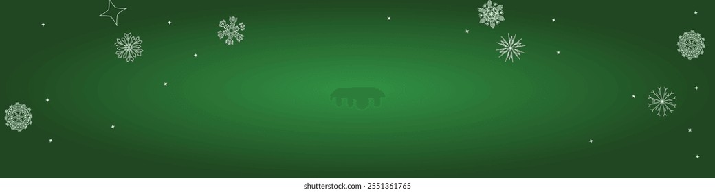 2025 Snowflakes Header Background. Christmas Vector Snow Banner. Xmas Border Design. Winter Elegant Isolated Flakes. Happy New Year Luxury Ornament. Snowy Holiday Poster. 