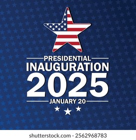 2025 US Presidential Inauguration banner for social media post