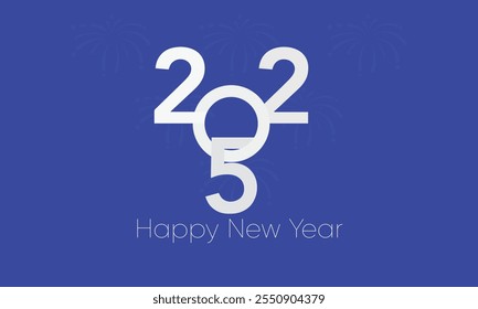 2025 vector. new year typography 2025. 2025 collection of happy new year