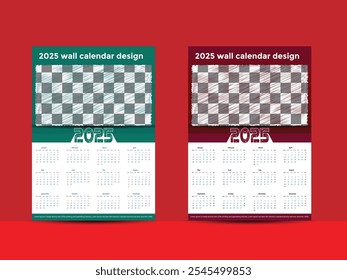 2025 wall calendar design, 2025 planner 