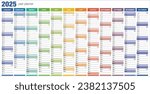 2025 Year Planner - Wall Planner