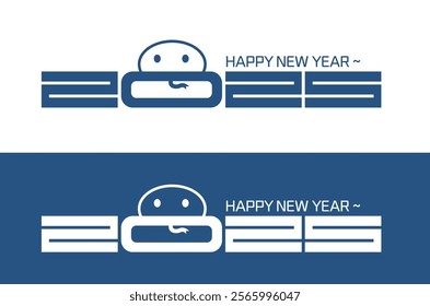 2025 Year of the Snake Typography Design