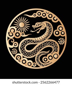 2025 Year of the wood snake chinese new year