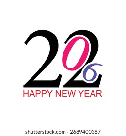 2026 Artistic Hand-Drawn Typography Vector: Dynamic Brush Stroke Style Logo for Creative Poster, Abstract Event Banner, and Modern Design Element