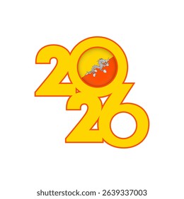 2026 banner with Bhutan flag inside.