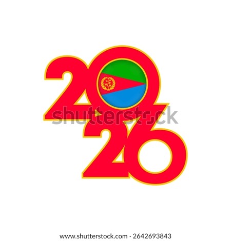 2026 banner with Eritrea flag inside.
