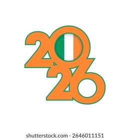2026 banner with Ireland flag inside.