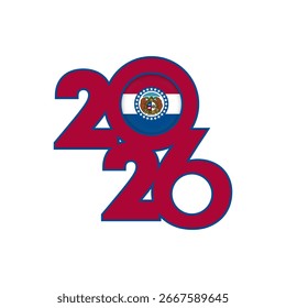 Anuncio de 2026 con la bandera de Missouri dentro.