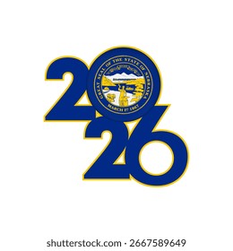 Anuncio de 2026 con la bandera de Nebraska en el interior.