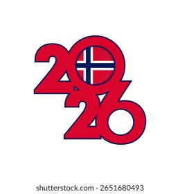 Banner 2026 com bandeira da Noruega.