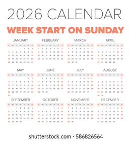 2026 Calendar